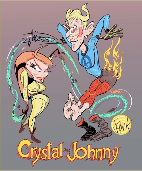 Crystal and
        Johnny