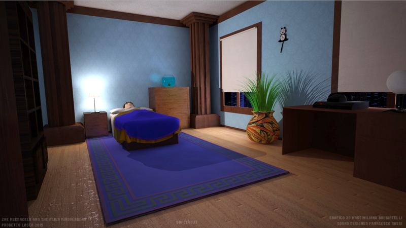 3D bedroom